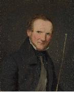 Christen Kobke Portrait of Wilhelm Bendz oil painting on canvas